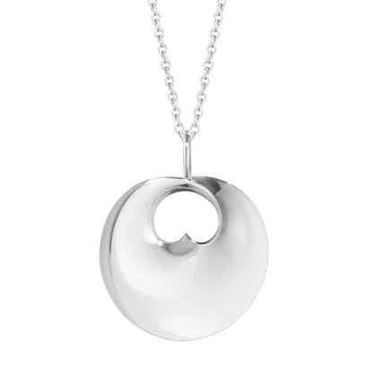 Georg Jensen HIDDEN HEART Sterling Silver Pendant Necklace (small) 3415097