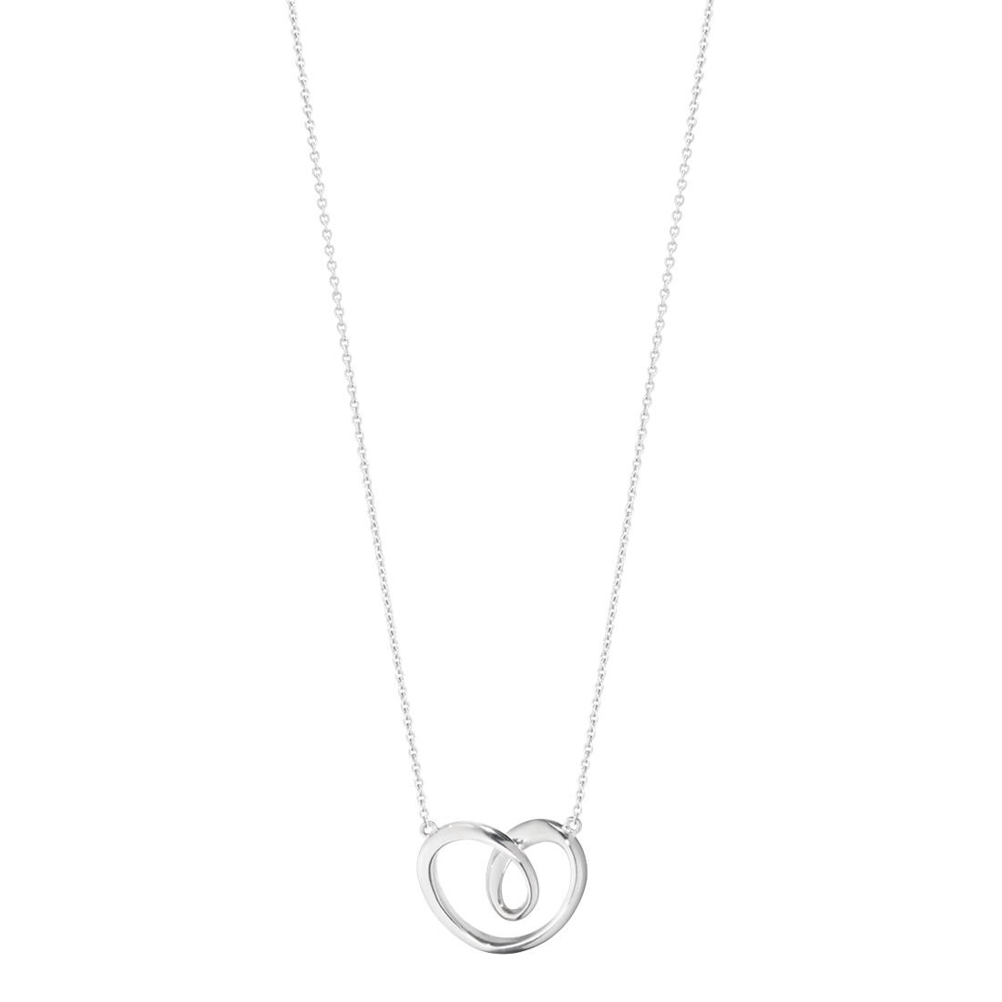 Georg Jensen HEARTS OF GEORG JENSEN Sterling Silver Pendant Necklace (large) 3536391