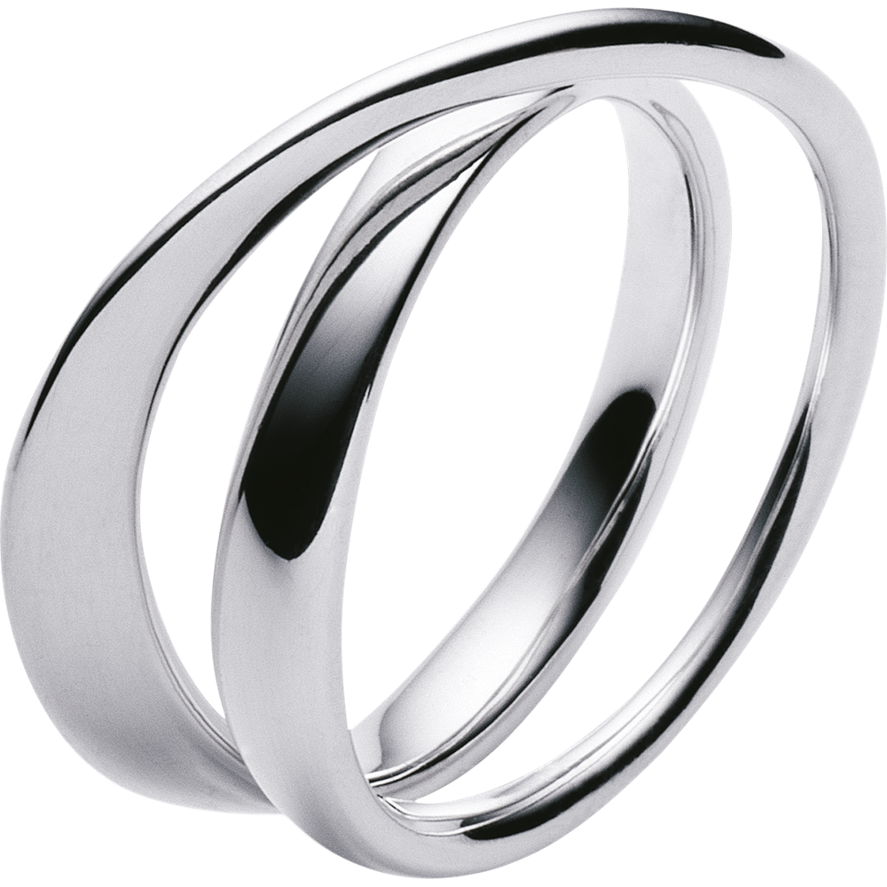 Georg Jensen MÖBIUS Sterling Silver Ring 3552340