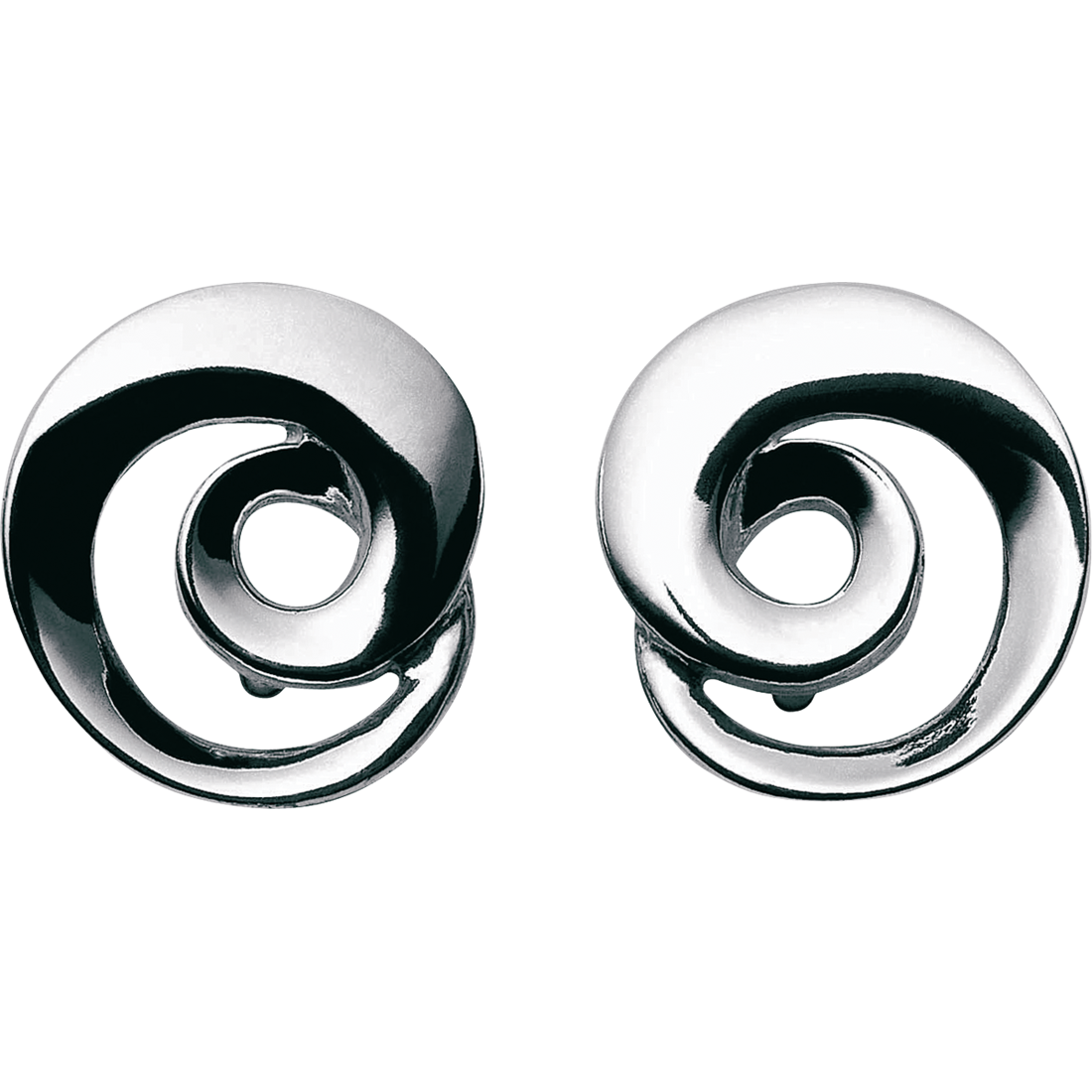Georg Jensen CONTINUITY Sterling Silver Earrings 3539223