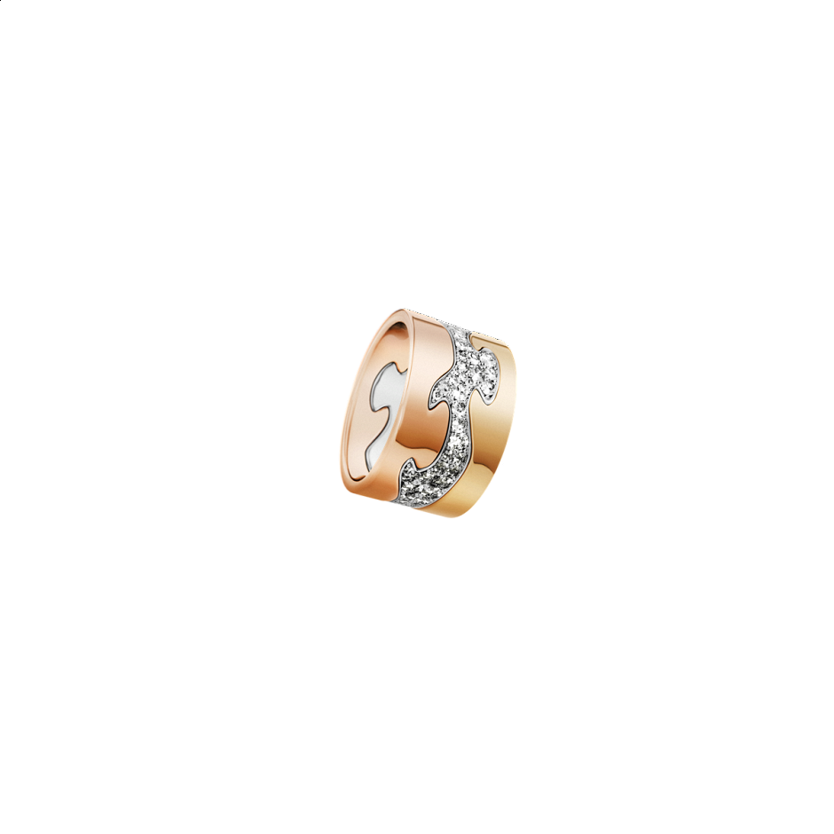 Georg Jensen FUSION 18ct White Gold & Diamond Centre Ring 3569280