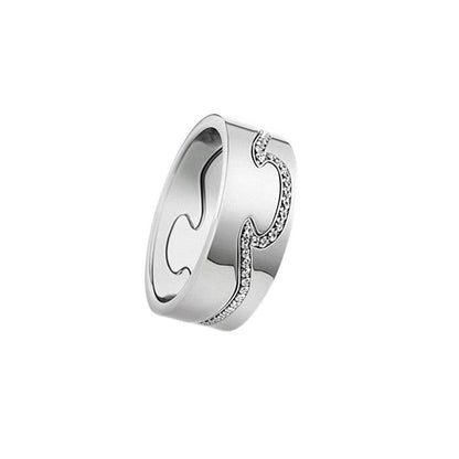 Georg Jensen FUSION 18ct White Gold End Ring 3546000