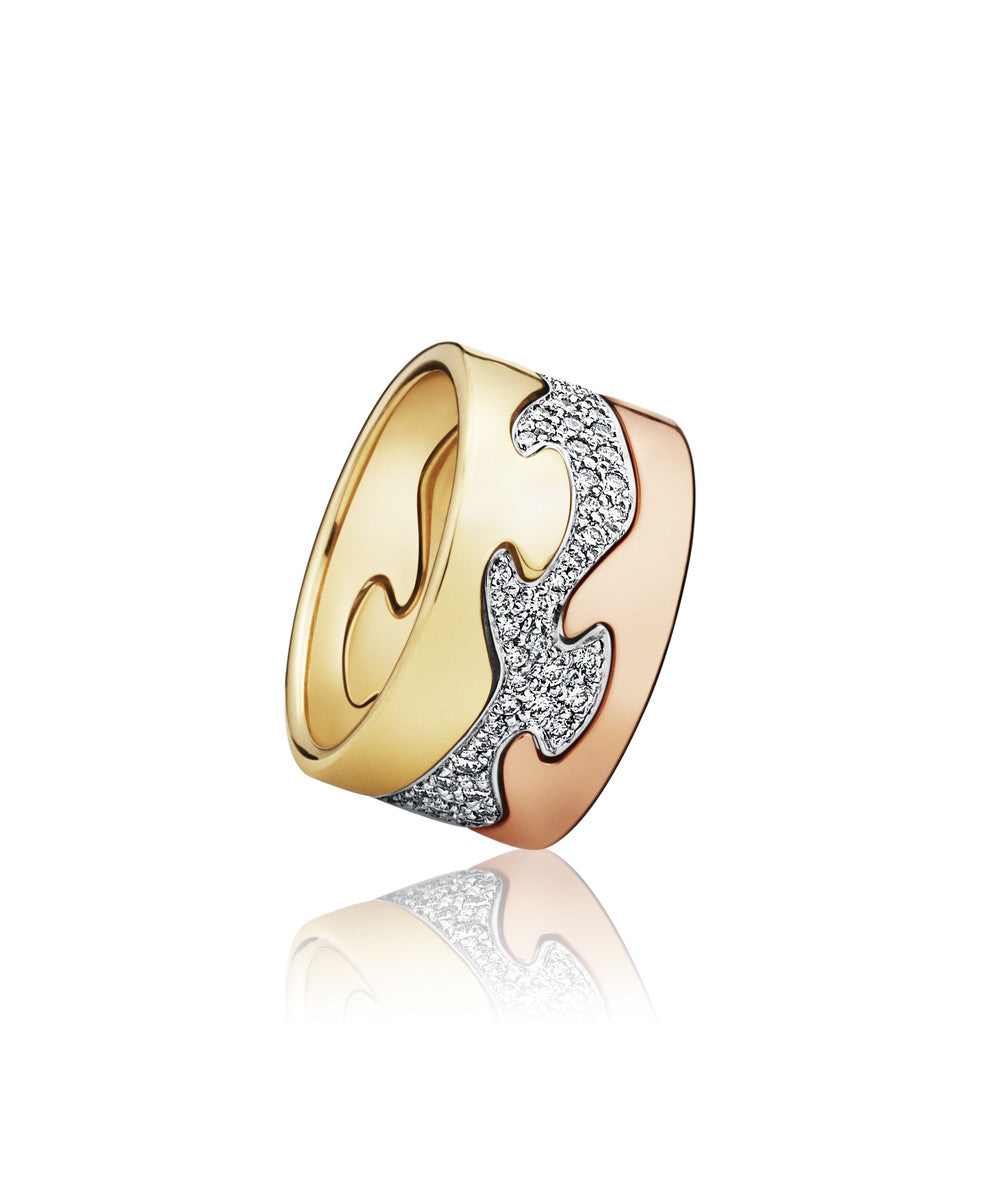 Georg Jensen FUSION 18ct Gold End Ring 3541680