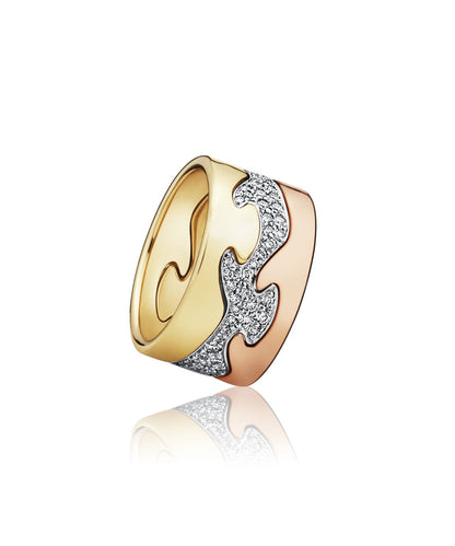 Georg Jensen FUSION 18ct Gold End Ring 3541680