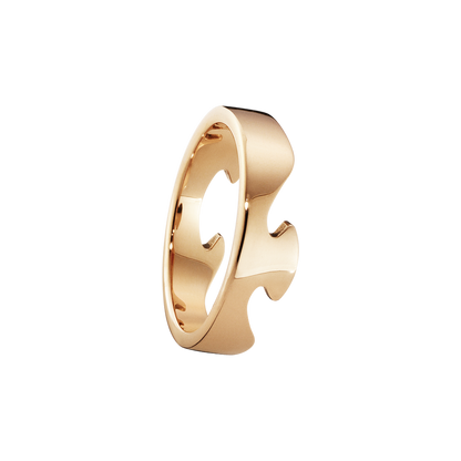 Georg Jensen FUSION 18ct Rose Gold End Ring 3541700