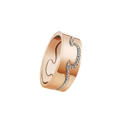 Georg Jensen FUSION 18ct Rose Gold End Ring 3541700