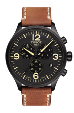 Tissot Chrono XL Black Stainless Steel Black Dial Mens Quartz Chronograph Watch T1166173605700