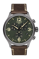 Tissot Chrono XL Stainless Steel Green Dial Mens Quartz Chronograph Watch T1166173609700