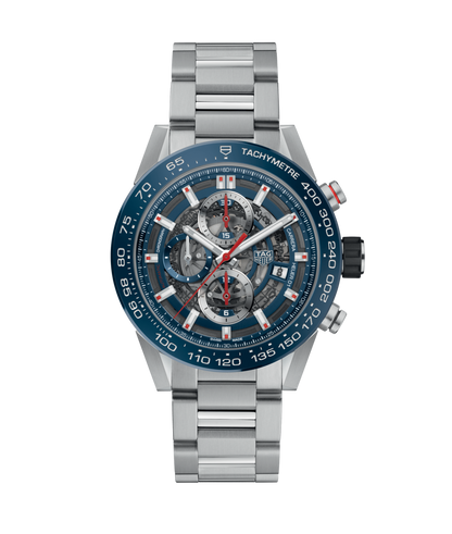 TAG Heuer Carrera Calibre HEUER 01 Automatic Stainless Steel Mens Chronograph Watch CAR201T.BA0766