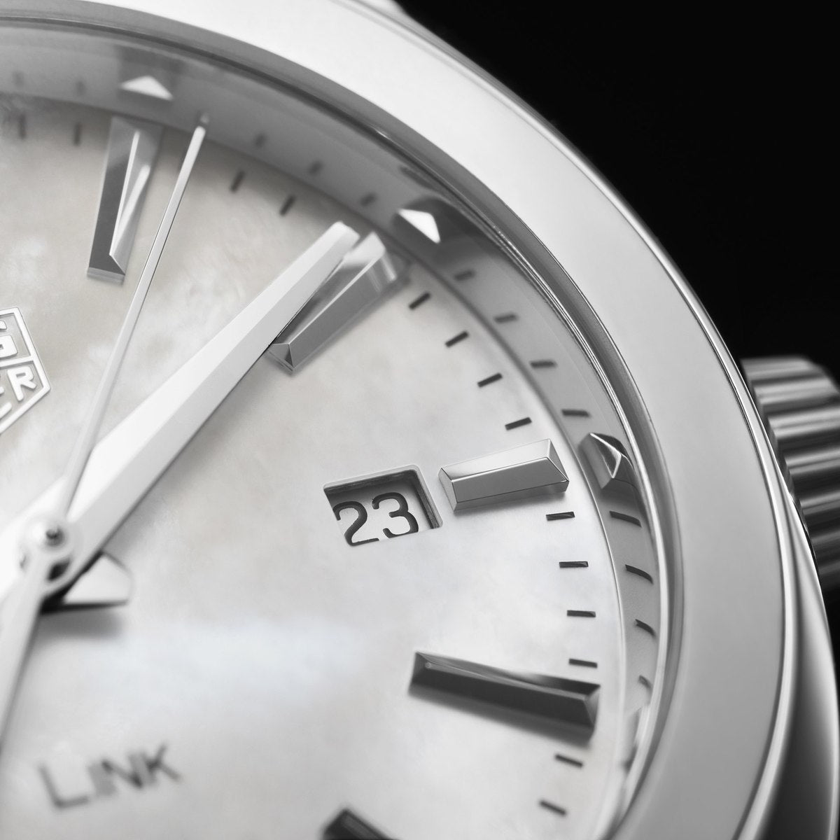 TAG Heuer Link Lady Mother of Pearl Dial Stainless Steel Womens Quartz Watch WBC1310.BA0600