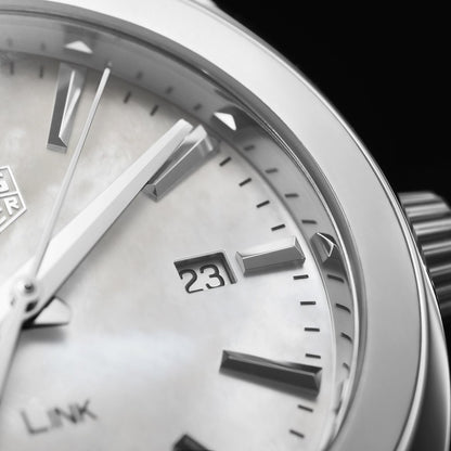 TAG Heuer Link Lady Mother of Pearl Dial Stainless Steel Womens Quartz Watch WBC1310.BA0600