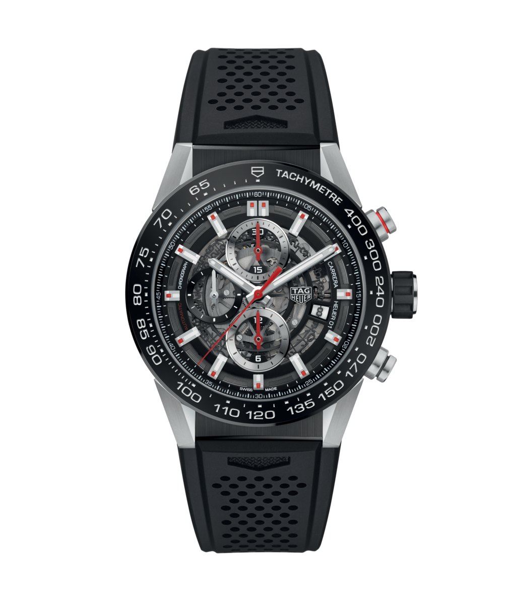 TAG Heuer Carrera Calibre HEUER 01 Automatic Stainless Steel Mens Chronograph Watch CAR201V.FT6046