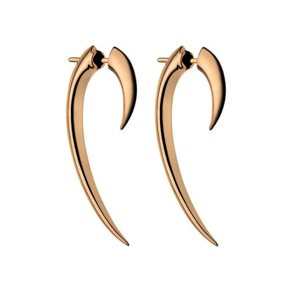 Shaun Leane Rose Vermeil Signature Tusk Hook Earrings (size 1) SLS275