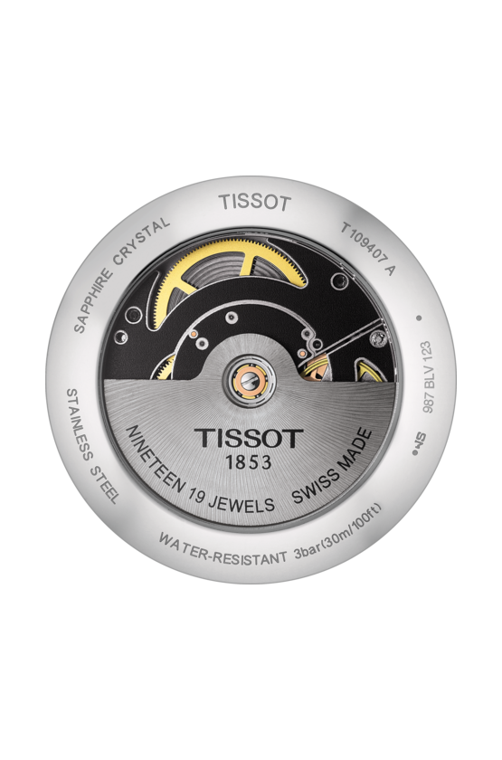 Tissot Everytime Swissmatic Silver Dial Stainless Steel Mens Watch T1094071103100