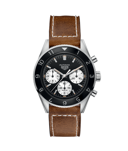 TAG Heuer Heritage Autavia Heuer 02 Automatic Stainless Steel Mens Chronograph Watch CBE2110.FC8226