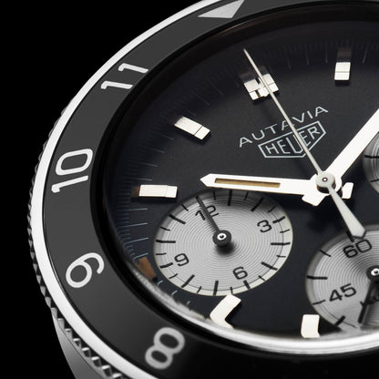 TAG Heuer Heritage Autavia Heuer 02 Automatic Stainless Steel Mens Chronograph Watch CBE2110.FC8226