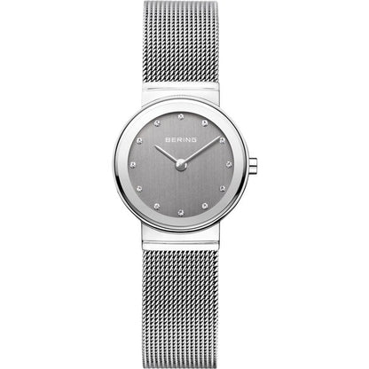 Bering Classic Collection Silver Dial Stainless Steel Womens Quartz Watch 10126-309