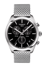 Tissot PR 100  Stainless Steel Mens Quartz Chronograph Watch T1014171105101