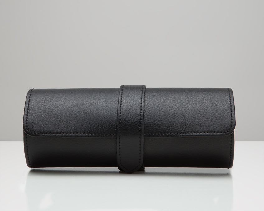 WOLF Blake Black Travel/Storage Watch Roll 305628