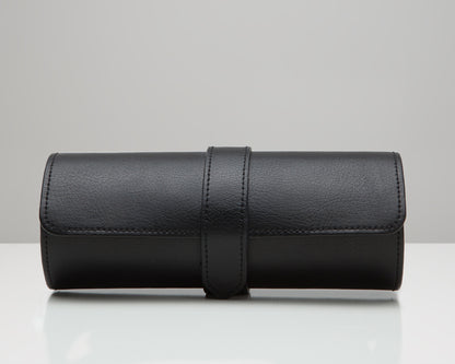 WOLF Blake Black Travel/Storage Watch Roll 305628