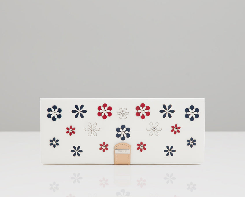 WOLF Blossom White Small Jewellery Safe Deposit Box 467253
