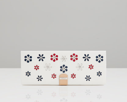 WOLF Blossom White Small Jewellery Safe Deposit Box 467253