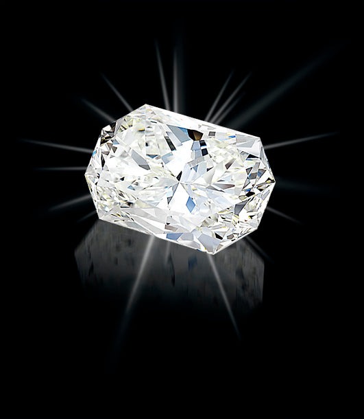 Phoenix Cut Platinum Solitaire 4 Claw Set 0.41ct Diamond Ring