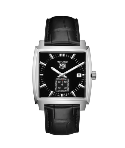 TAG Heuer Monaco Black Dial Stainless Steel Quartz Watch WAW131A.FC6177