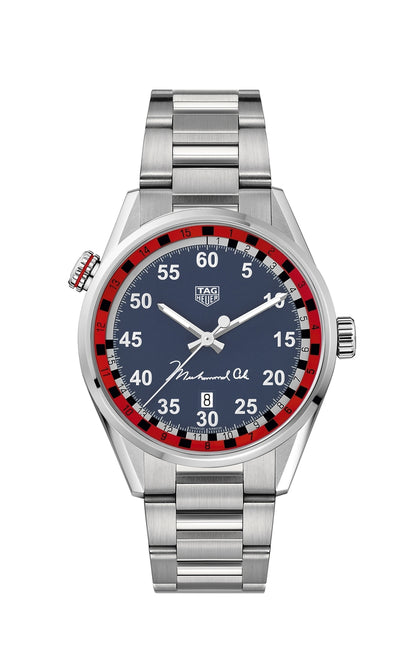TAG Heuer Carrera Muhammad Ali Blue Dial Limited Edition Mens Watch WAR2A13.BA0738