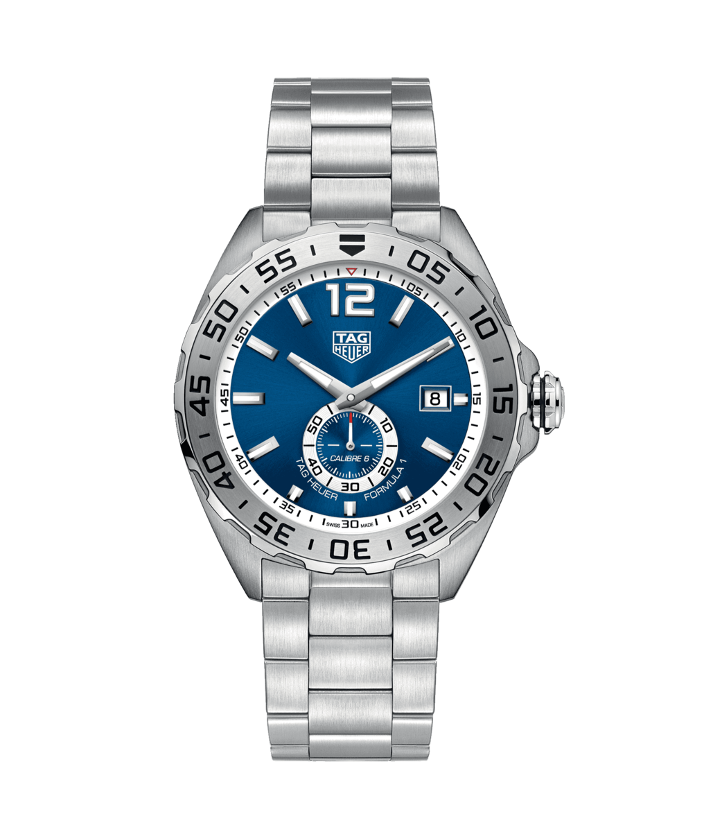 TAG Heuer Formula 1 Blue Dial Calibre 6 Stainless Steel Mens Watch WAZ2014.BA0842