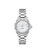 TAG Heuer Aquaracer Stainless Steel Mother of Pearl Dial Womens Quartz 32mm Watch WBD1311.BA0740