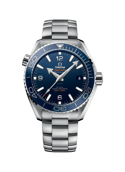 Omega Seamaster Planet Ocean 600M Co-Axial Master Chronometer Blue Dial Stainless Steel Mens 43.5mm Wristwatch 21530442103001
