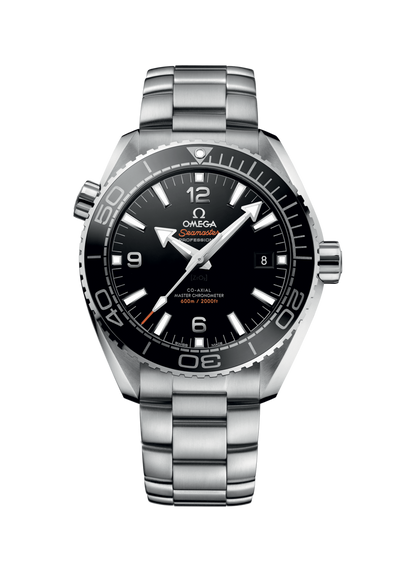 Omega Seamaster Planet Ocean 600M Co-Axial Master Chronometer Black Dial Stainless Steel Mens 43.5mm Wristwatch 21530442101001