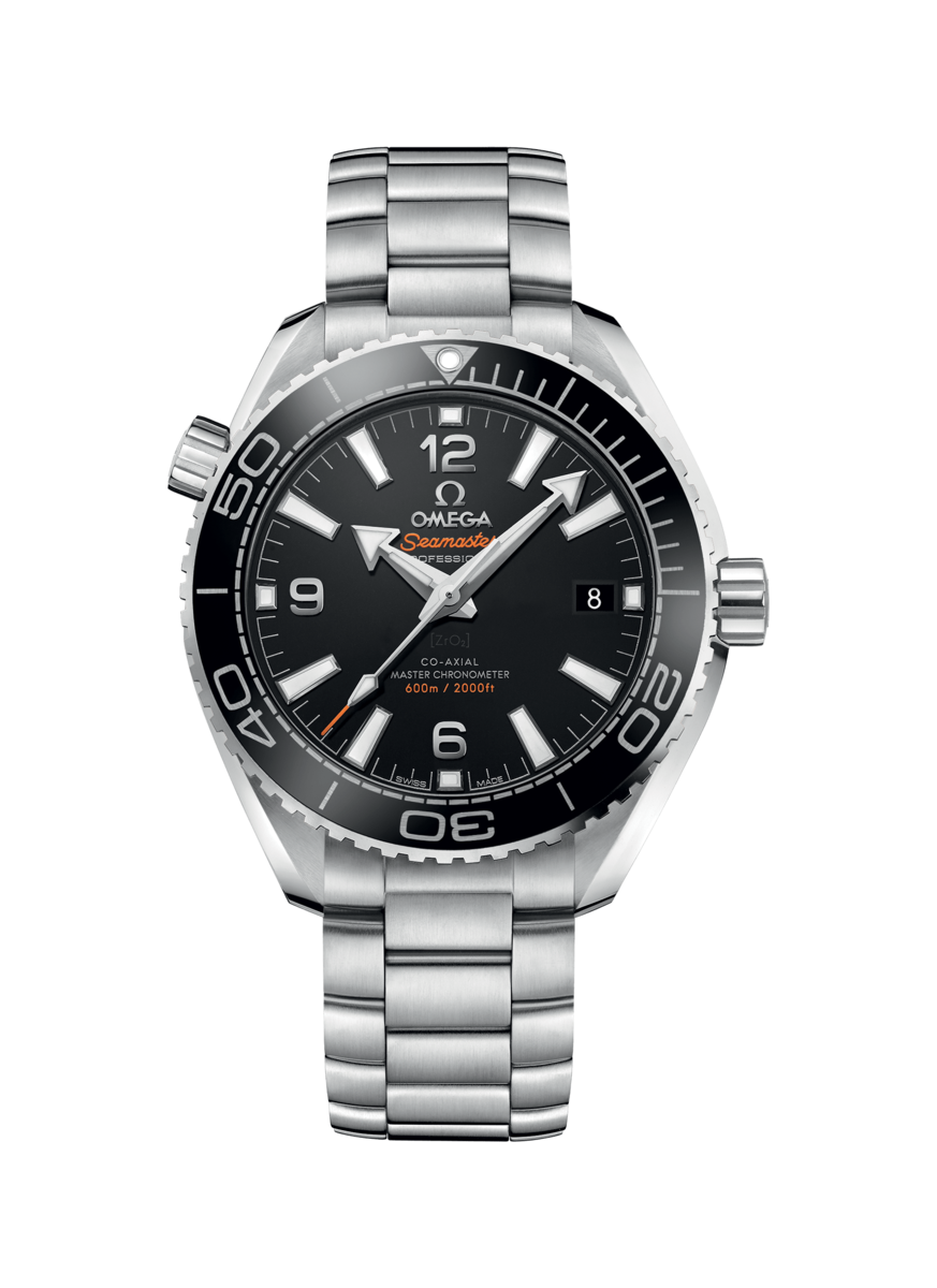 Omega Seamaster Planet Ocean 600M Co-Axial Master Chronometer Black Dial Stainless Steel Mens 39.5mm Wristwatch 21530402001001