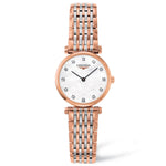 Longines La Grande Classique de Longines Diamond Set Mother of Pearl Dial Rose Two Tone Womens Quartz Watch L42091977
