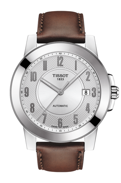 Tissot Gentleman Swissmatic Silver Dial Stainless Steel Mens Watch T0984071603200