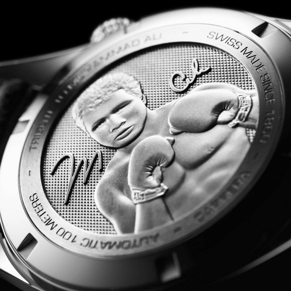 Tag Ali TAG Heuer Carrera Muhammad Ali Blue Dial Limited Edition Mens Watch WA ...
