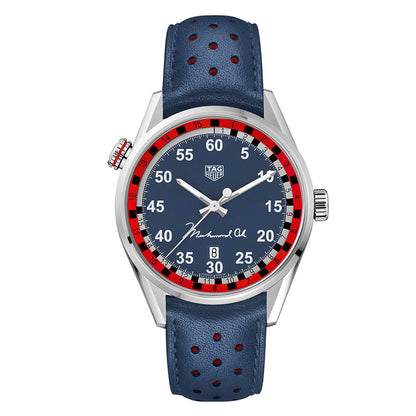 TAG Heuer Carrera Muhammad Ali Blue Dial Limited Edition Mens Watch WAR2A13.FC6421