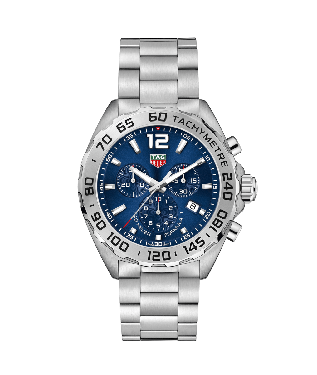 TAG Heuer Formula 1 Blue Dial Stainless Steel Mens Quartz Chronograph Watch CAZ101K.BA0842