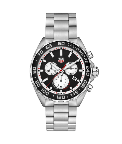 TAG Heuer Formula 1 Black & White Dial Stainless Steel Mens Quartz Chronograph Watch CAZ101E.BA0842