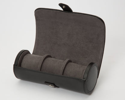 WOLF Blake Black Travel/Storage Watch Roll 305602