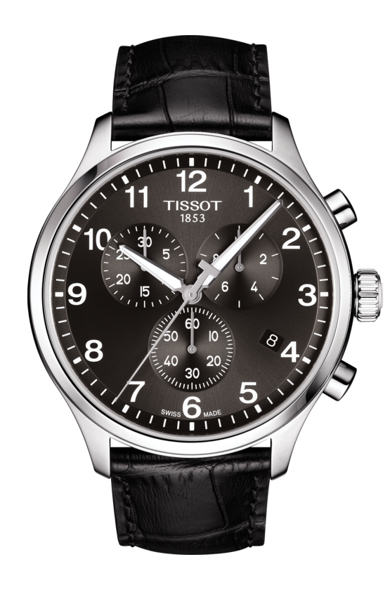 Tissot Chrono XL Stainless Steel Black Dial Mens Quartz Chronograph Watch T1166171605700