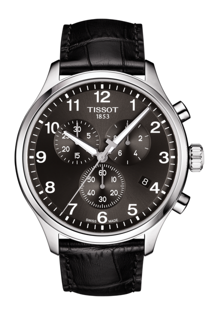 Tissot Chrono XL Stainless Steel Black Dial Mens Quartz Chronograph Watch T1166171605700