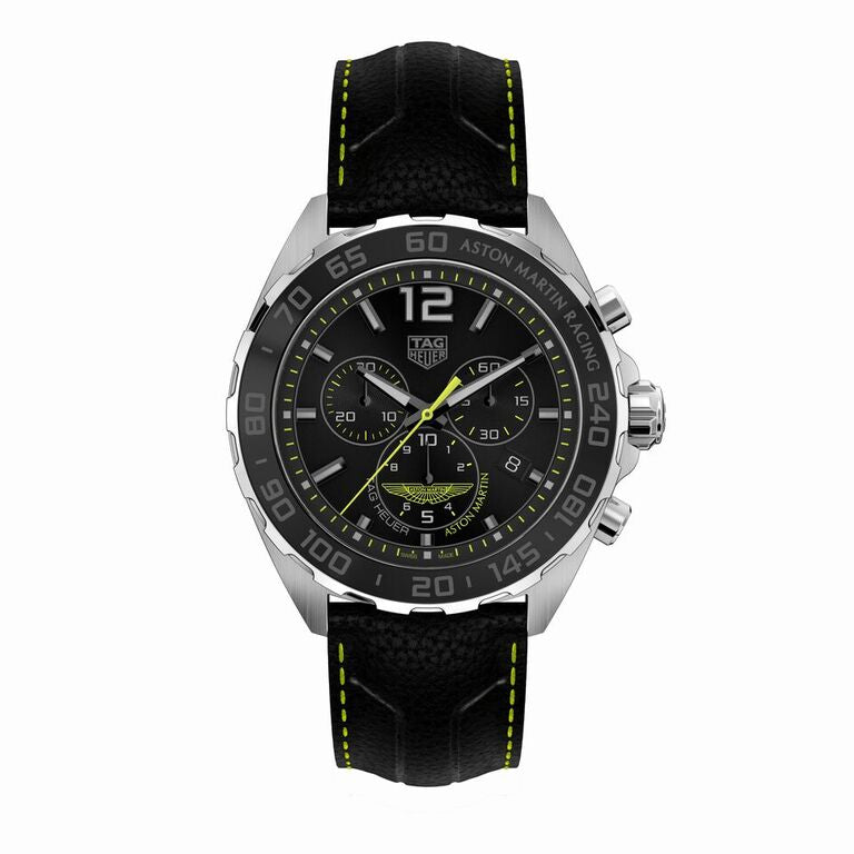 TAG Heuer Formula 1 Aston Martin Special Edition Stainless Steel Mens Quartz Chronograph Watch CAZ101P.FC8245