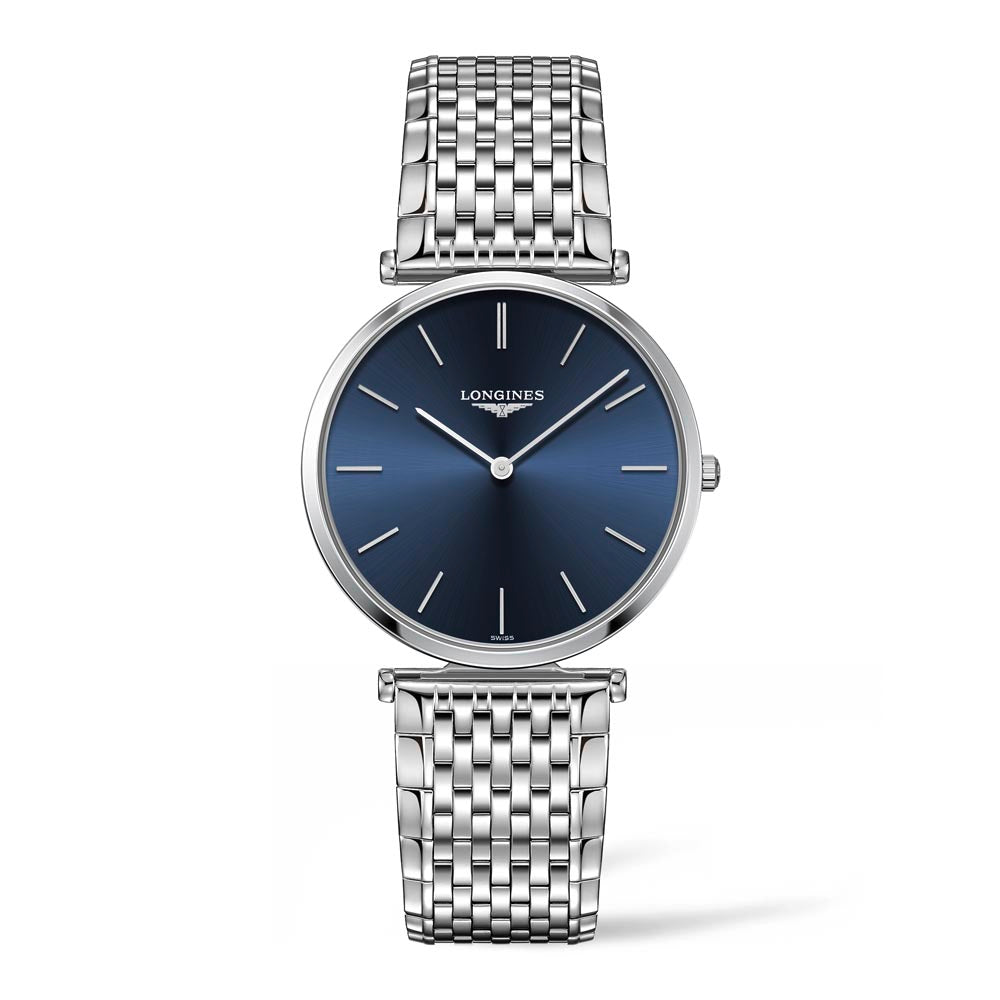 Longines La Grande Classique de Longines Blue Dial Stainless Steel Mens Quartz Watch L47554956