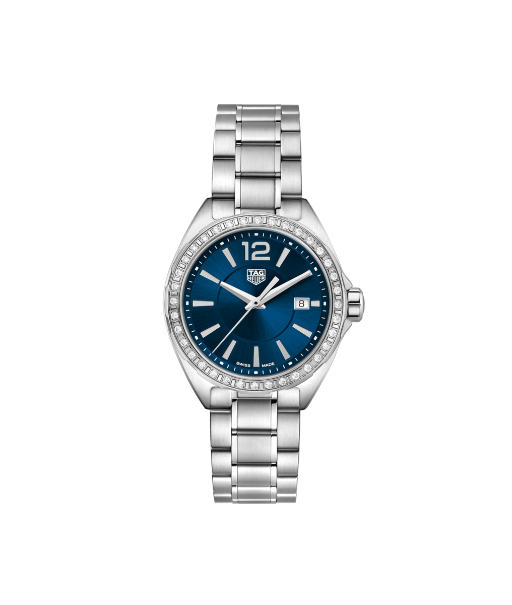 TAG Heuer Formula 1 Blue Dial Diamond Set Stainless Steel Womens Quartz Watch WBJ1416.BA0664