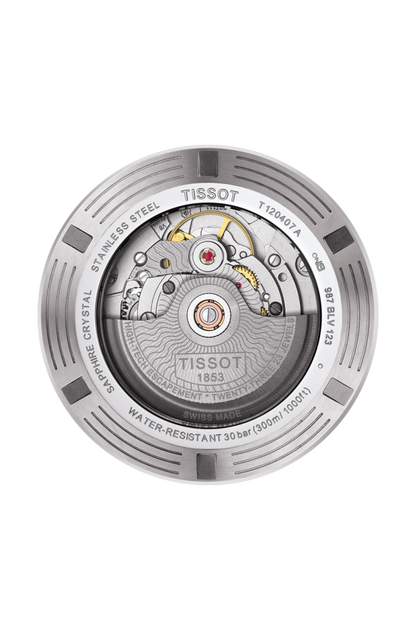 Tissot Seastar 1000 Black Dial Stainless Steel Powermatic 80 Mens Watch T1204071105100