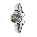 Gucci Guccissima  Stainless Steel Bangle Womens Quartz Watch YA134503