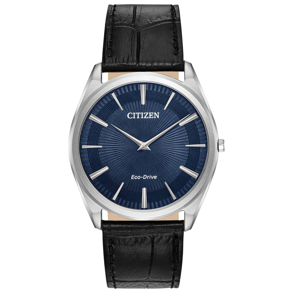 Citizen Eco-Drive Stiletto Blue Dial Stainless Steel Mens Watch AR3070-04L