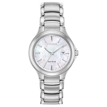 Citizen Eco-Drive Chandler Mother of Pearl Dial Stainless Steel Watch EW2520-56Y